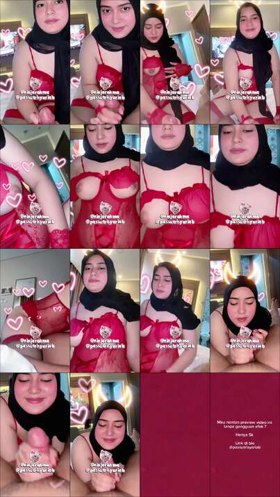 rahma Hijab Tobrut new merah