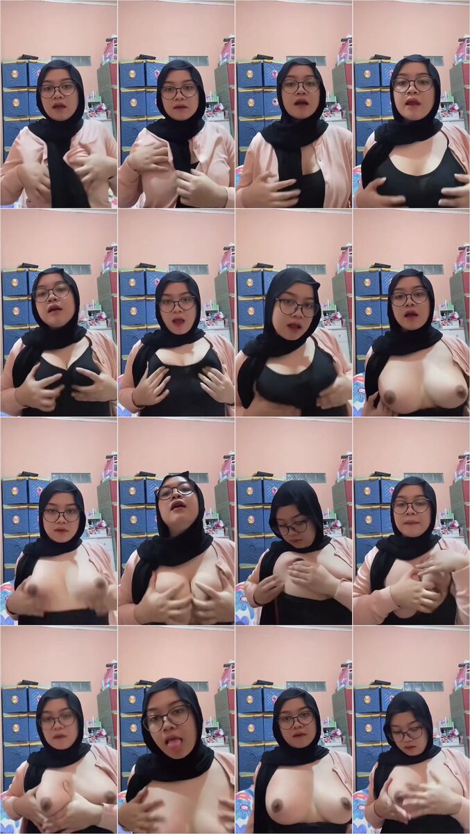 hijab stw montok vcs di kantor