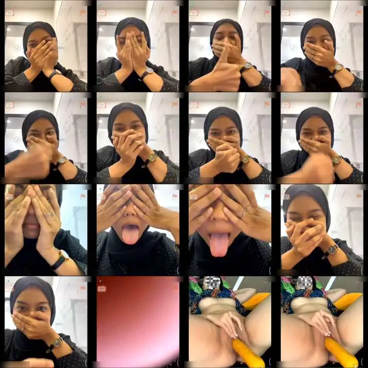 Janda Muda hijab main ome malah colmek